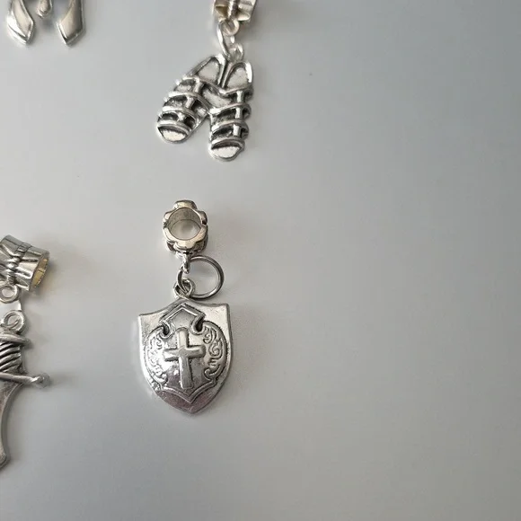 Armor Of GOD CHARMS ZINC ALLOY PANDORA COMPATABLE - Picture 5 of 15